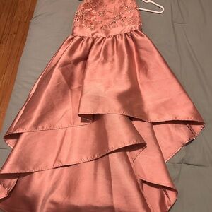 Bonnie Jean Shimmering Pink Formal Dress